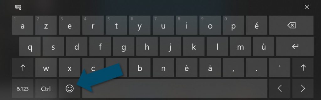 clavier tactile Windows 10